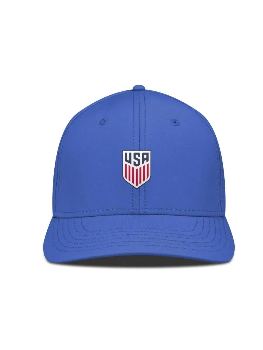 Кепка-флекс с вышитым логотипом USMNT LevelWear — изображение 2 из 4, королевский