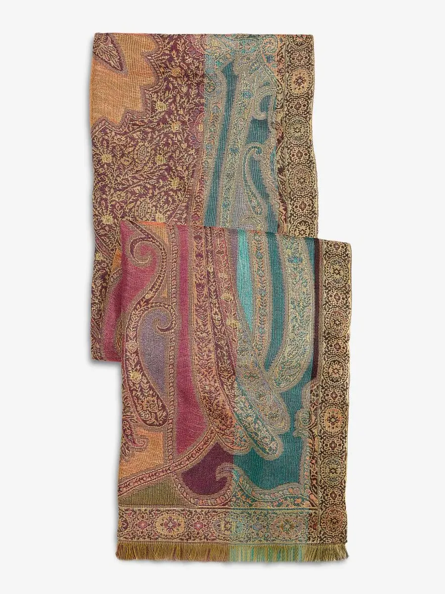 Шарф с пайетками и узором пейсли All Over Paisley with Lurex I.N.C. International Concepts