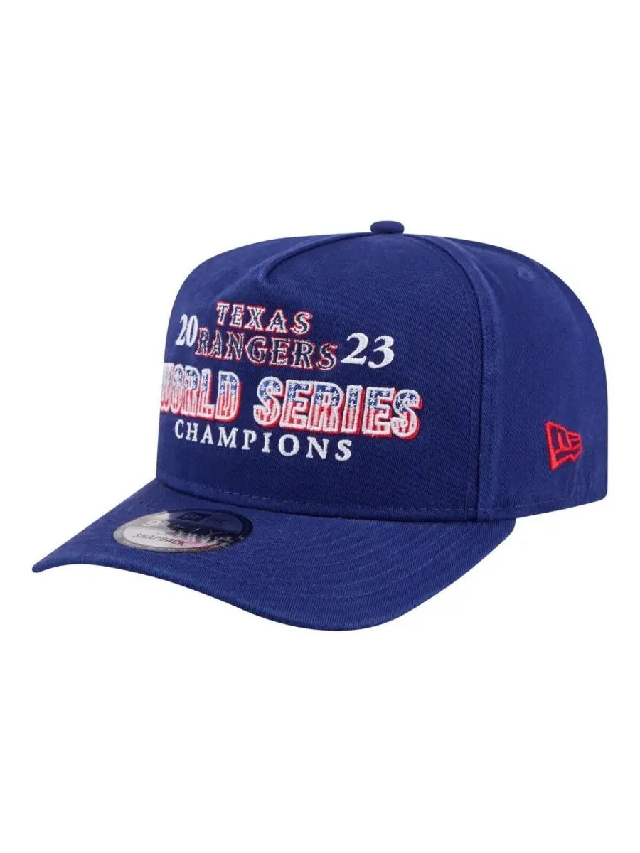 Мужская бейсболка Royal Texas Rangers 2023 World Series Champions Historic 9FIFTY A-Frame Snapback