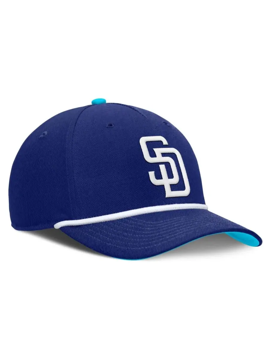 Кепка Nike Rise с вышивкой San Diego Padres — изображение 3 из 4, королевский