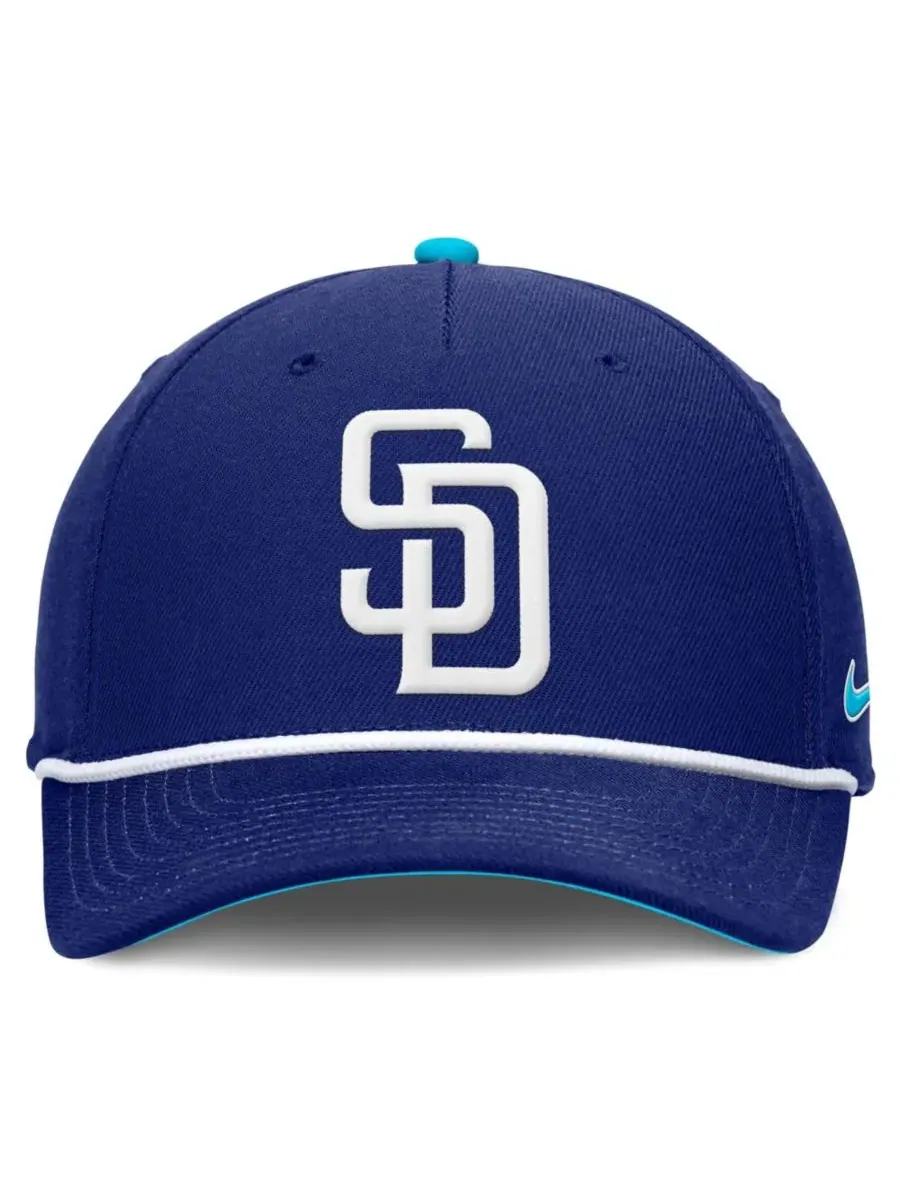 Кепка Nike Rise с вышивкой San Diego Padres — изображение 4 из 4, королевский