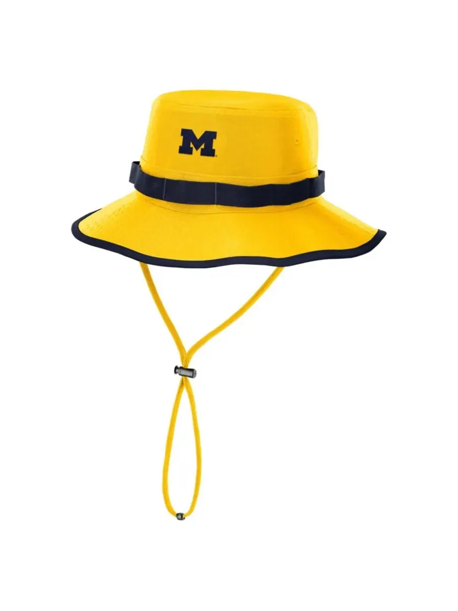 Бейсболка-панама Jordan Michigan Wolverines 2026 Sideline Apex Dri-FIT