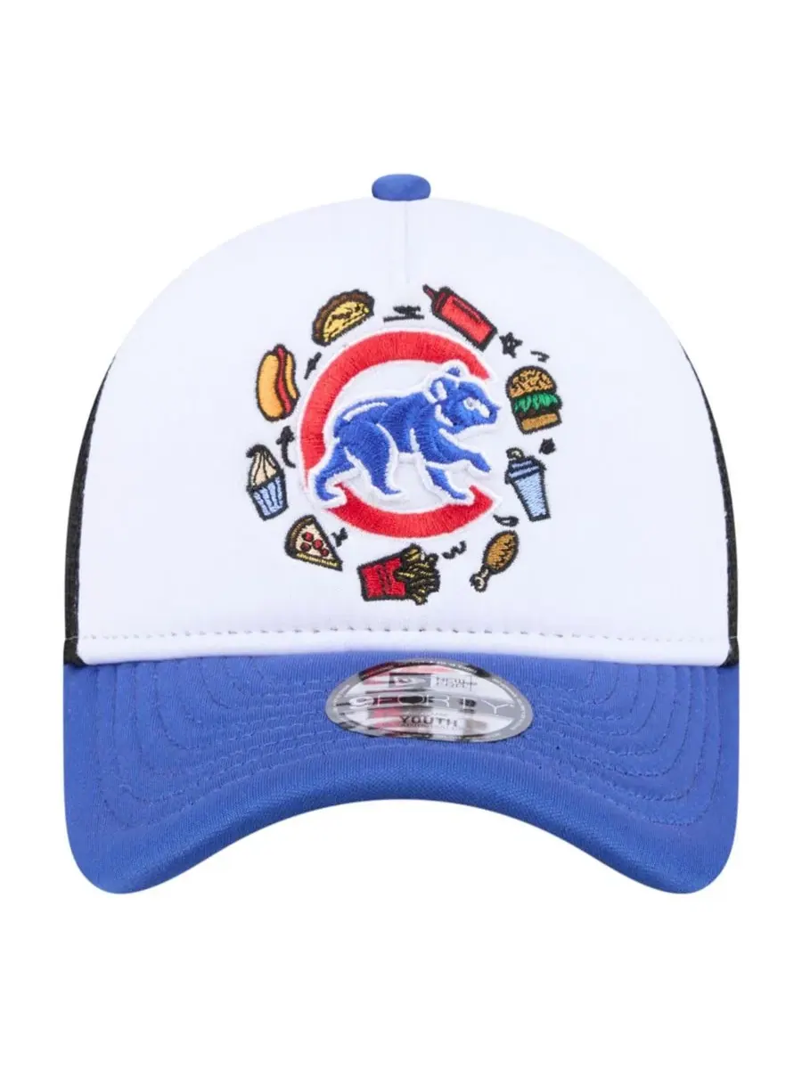 Кепка New Era Food A-Frame 9FORTY Trucker — изображение 5 из 5, белый