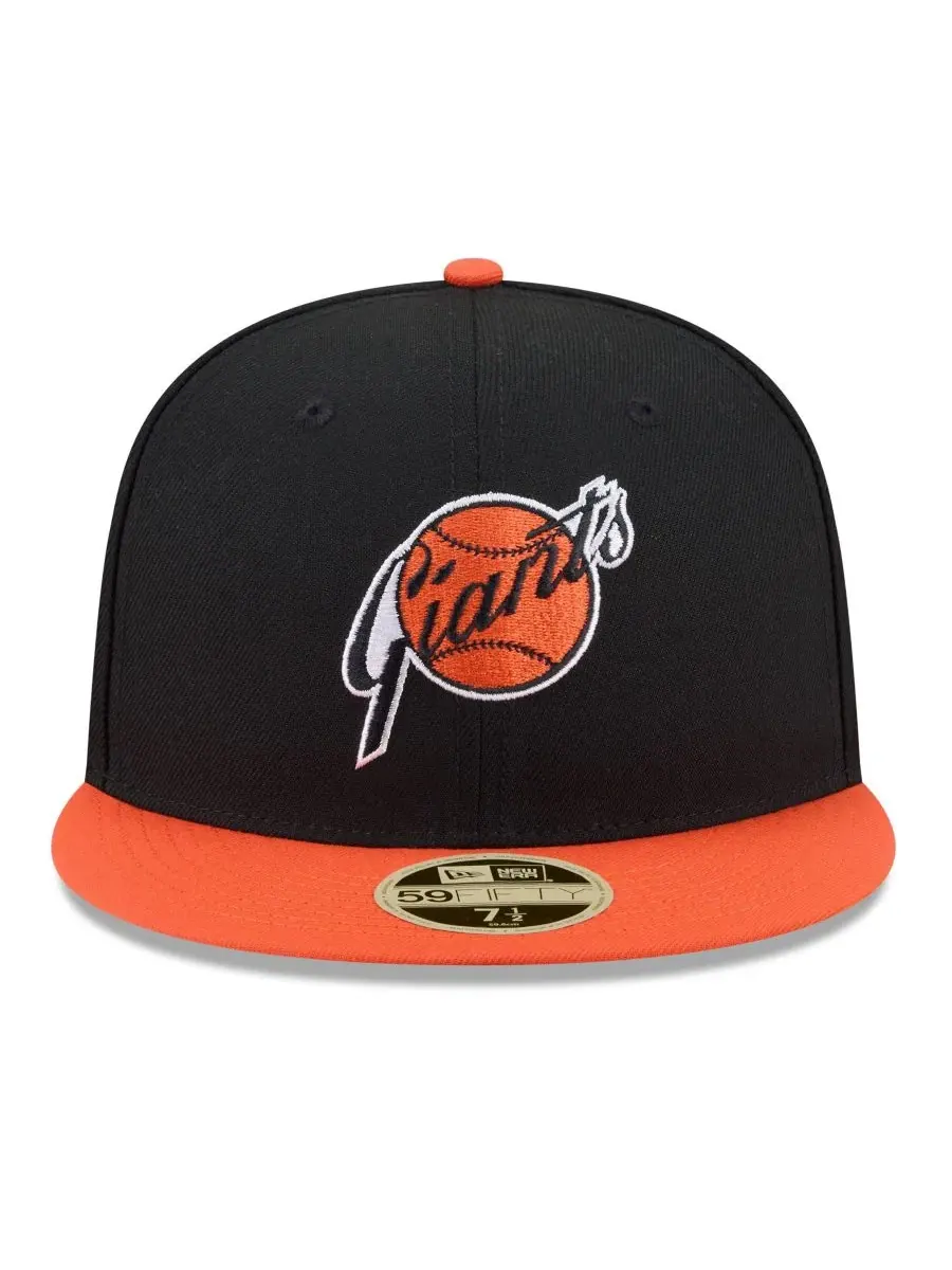 Кепка с вышивкой Baseball Hall of Fame New Era — изображение 2 из 5, черный оранжевый