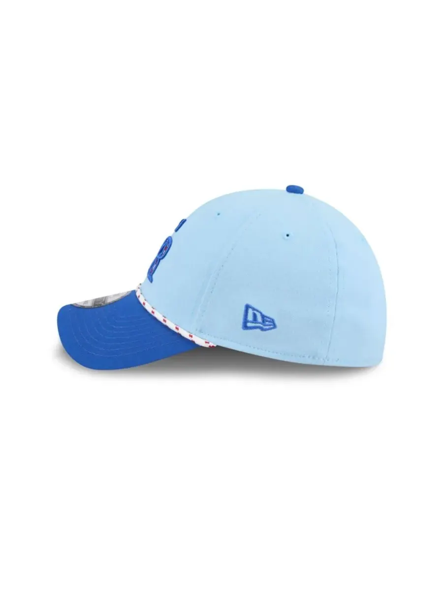 New Era Мужская светло-голубая/синяя кепка Colorado Rockies 2025 Fourth of July 39THIRTY Flex Hat — изображение 4 из 6