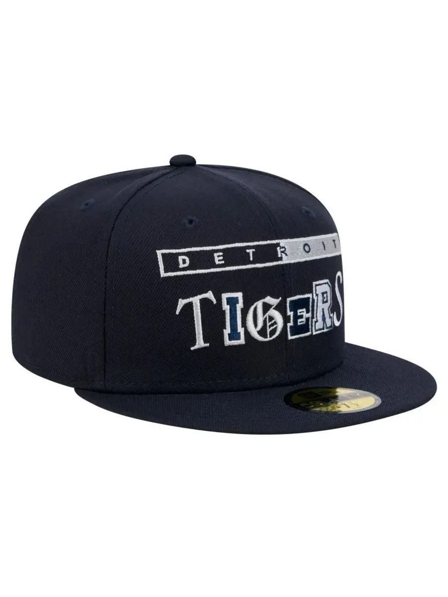 New Era Мужская темно-синяя бейсболка Detroit Tigers Ransom 59FIFTY — изображение 4 из 5, темно-синий
