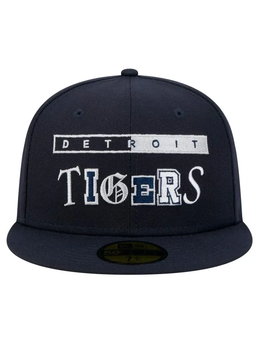New Era Мужская темно-синяя бейсболка Detroit Tigers Ransom 59FIFTY — изображение 5 из 5, темно-синий