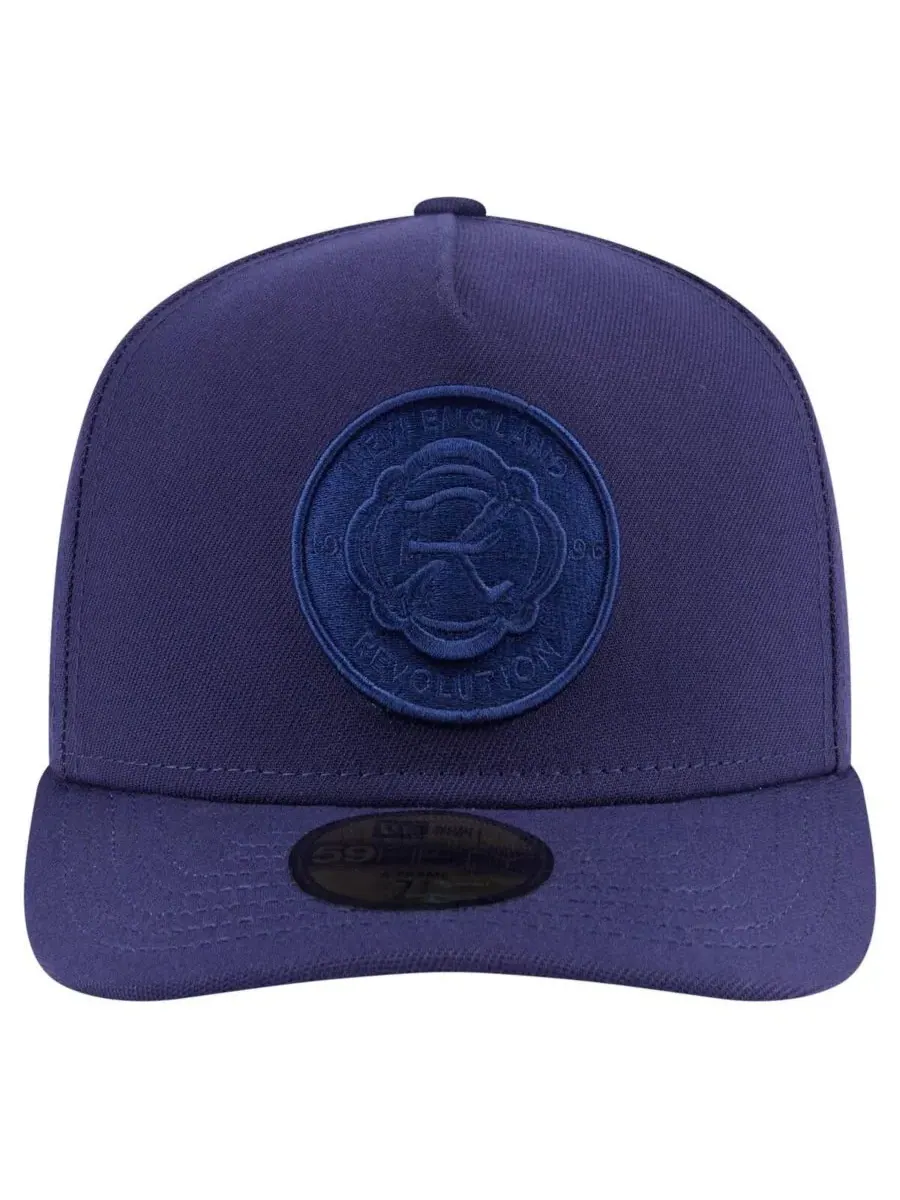 New Era Мужская кепка New England Revolution Color Pack A-Frame 59FIFTY темно-синего цвета — изображение 4 из 4, темно-синий