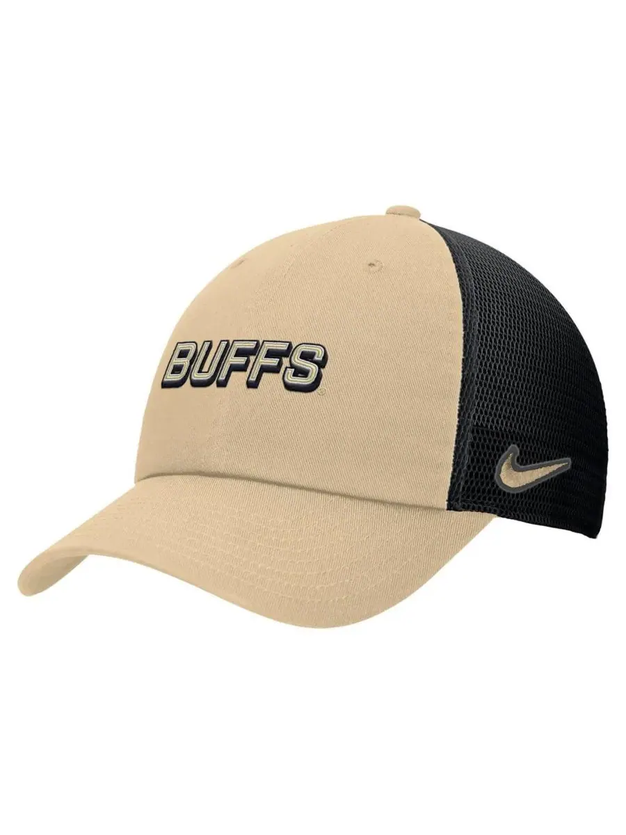 Мужская золотистая регулируемая бейсболка Colorado Buffaloes On-Field Club Nike