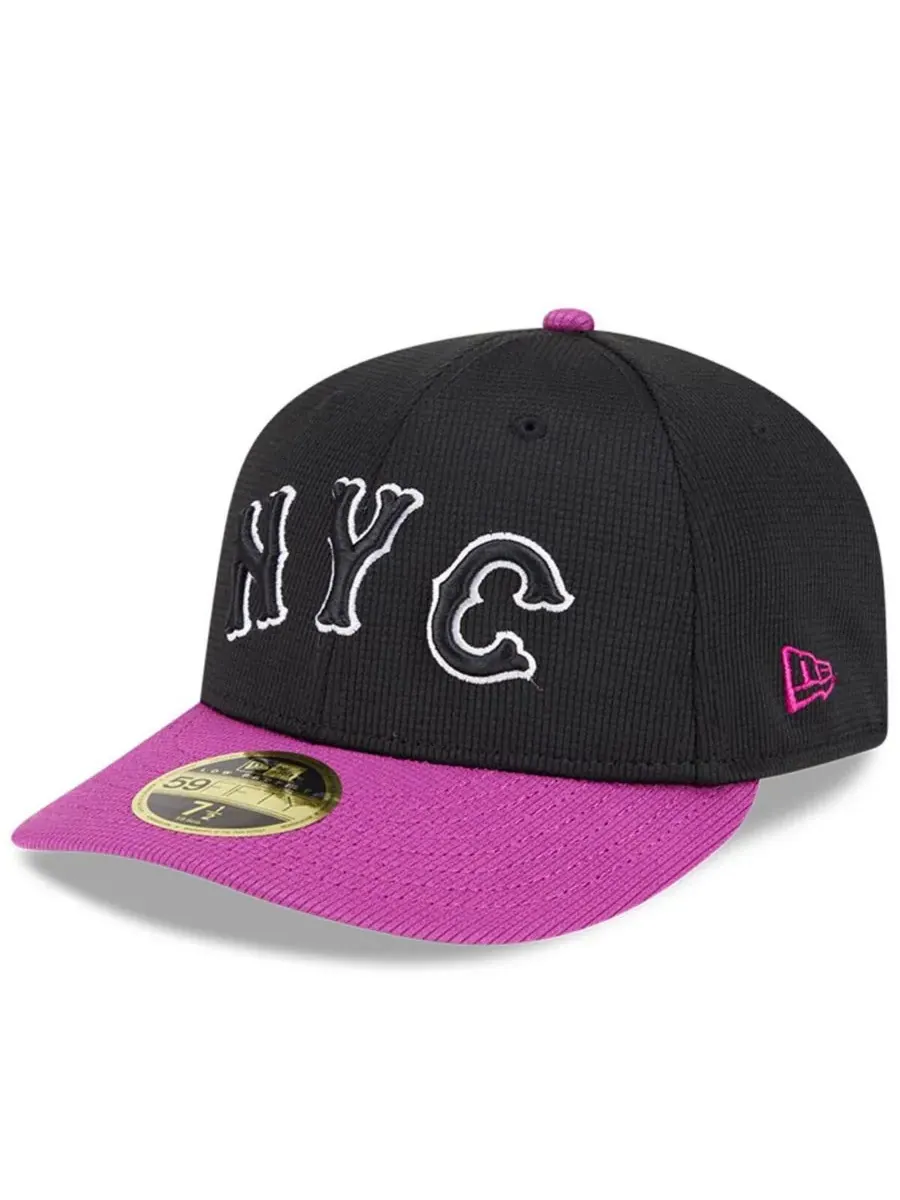 New Era Мужская бейсболка New York Mets City Connect Batting Practice Low Profile 59FIFTY