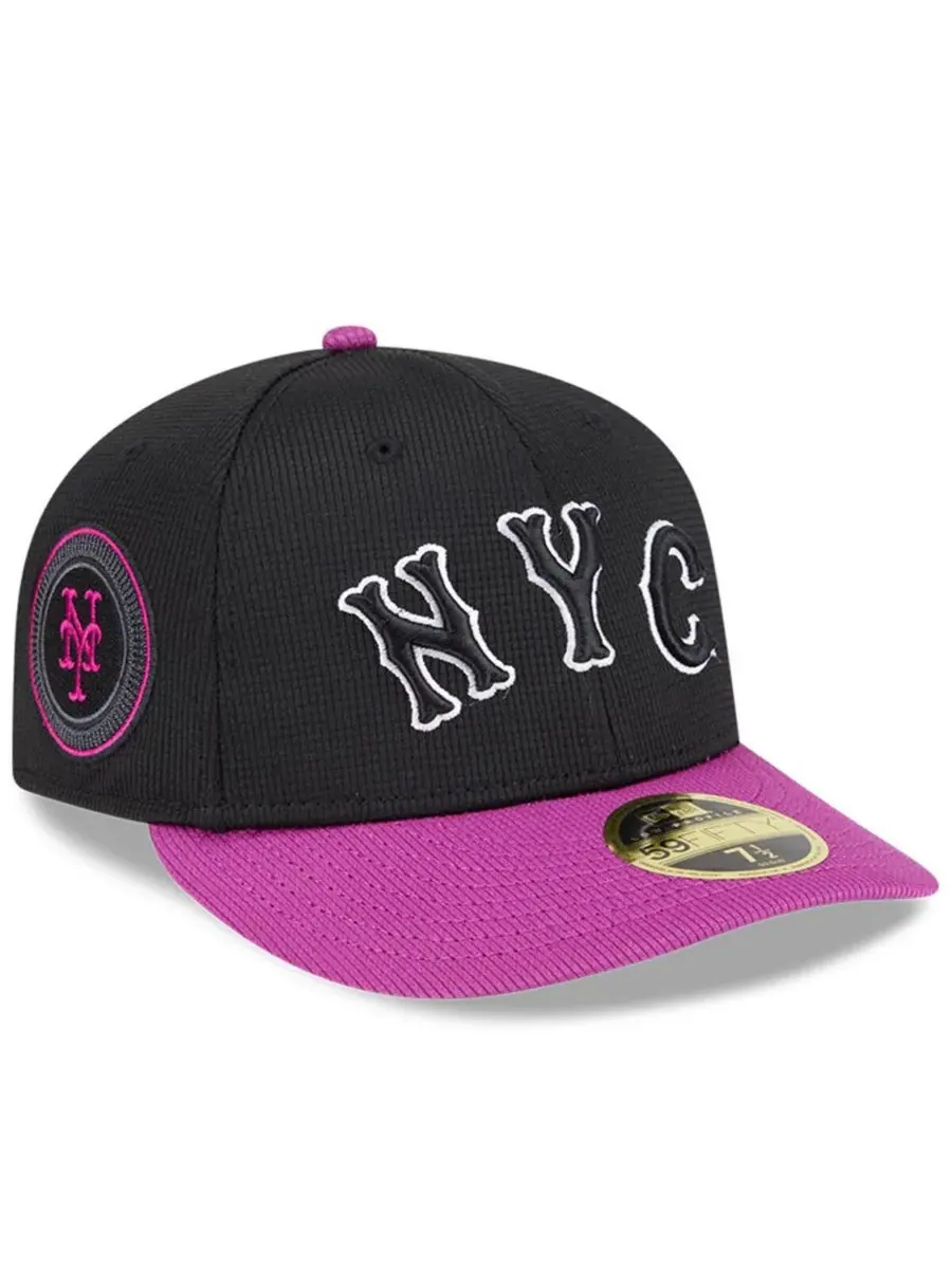 New Era Мужская бейсболка New York Mets City Connect Batting Practice Low Profile 59FIFTY — изображение 3 из 4