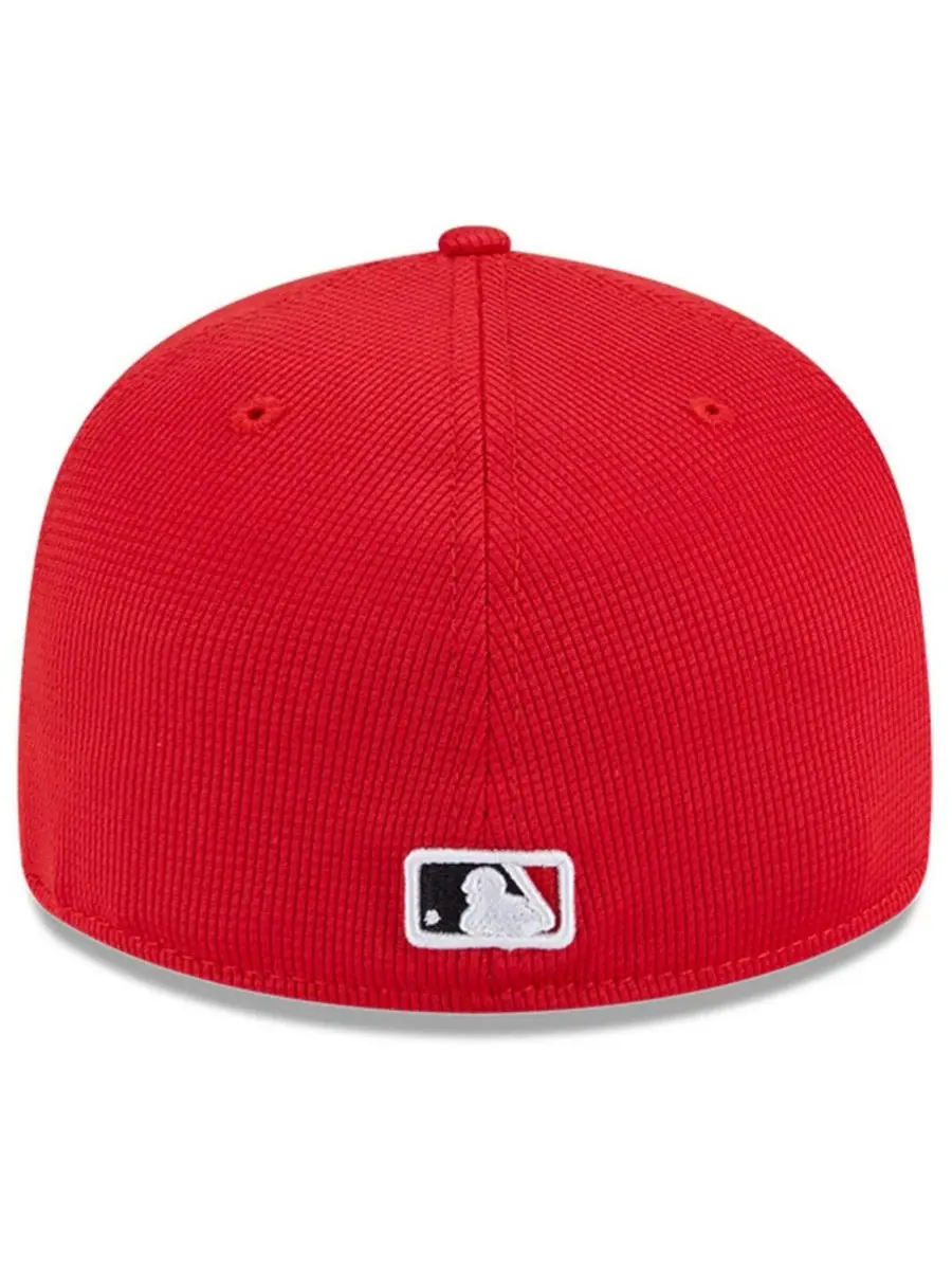 New Era Мужская красная бейсболка Cincinnati Reds City Connect Batting Practice Low Profile 59FIFTY — изображение 4 из 4