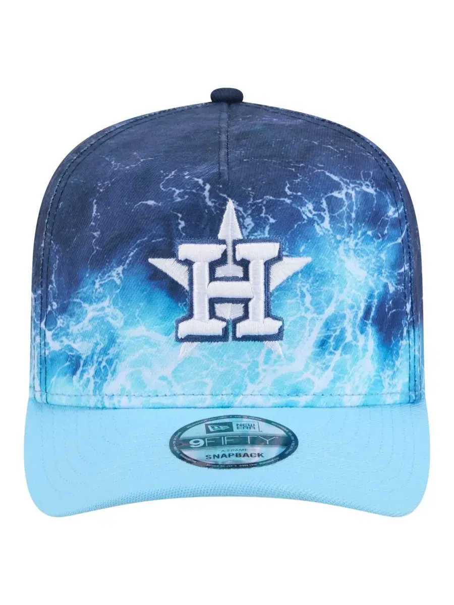 Кепка-снэпбек New Era Houston Astros Deep Water — изображение 2 из 5, светлый синий