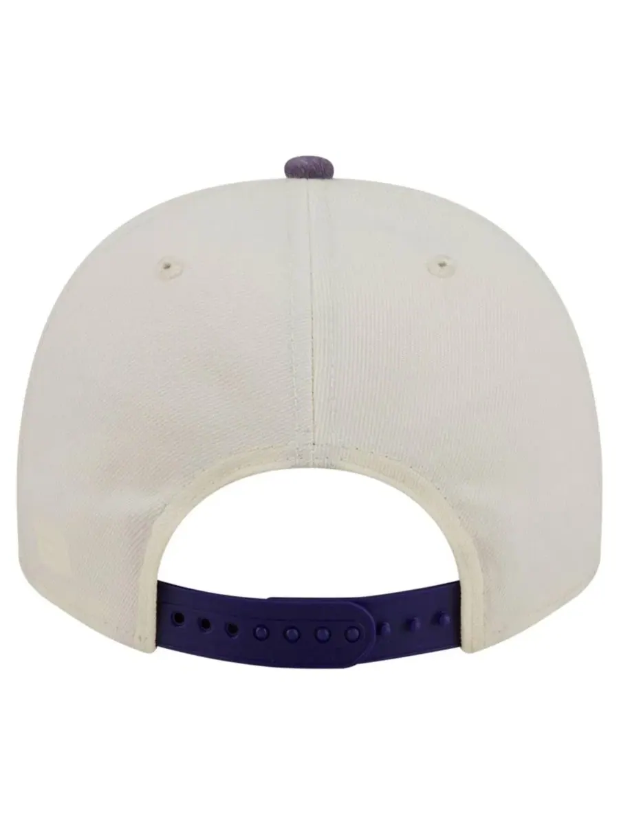 Кепка-снапбек New Era Washed A-Frame 9FIFTY — изображение 4 из 7, кремовый фиолетовый