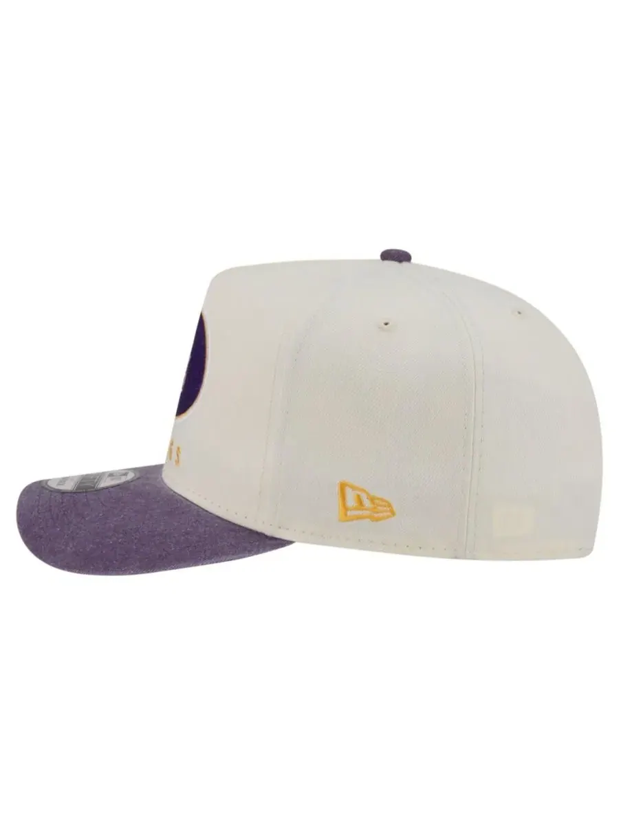 Кепка-снапбек New Era Washed A-Frame 9FIFTY — изображение 6 из 7, кремовый фиолетовый