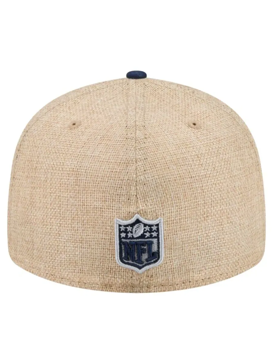 Кепка с высокой тульей и плоским козырьком, с вышивкой логотипа Dallas Cowboys New Era — изображение 4 из 5