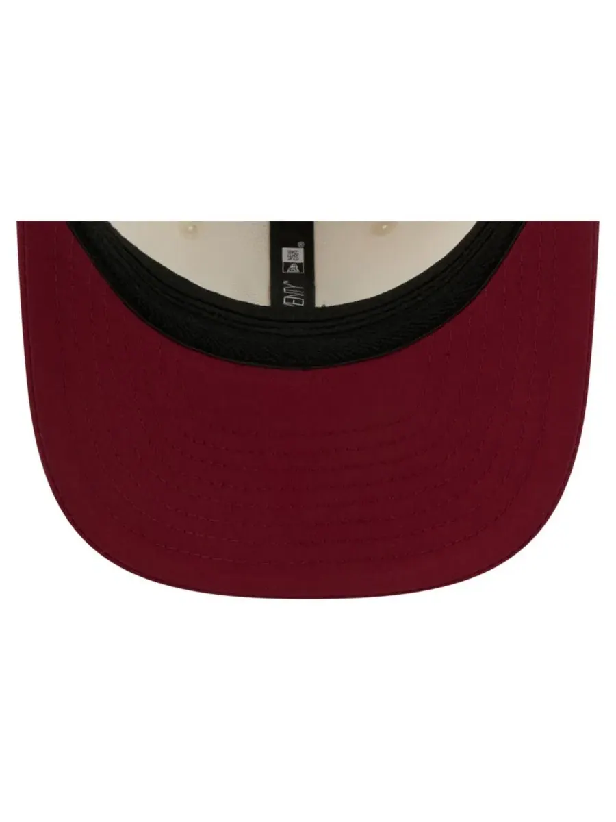 Кепка 9SEVENTY New Era — изображение 3 из 5, кремовый бордовый