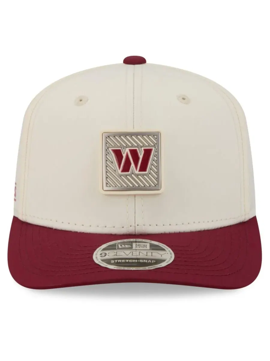 Кепка 9SEVENTY New Era — изображение 4 из 5, кремовый бордовый