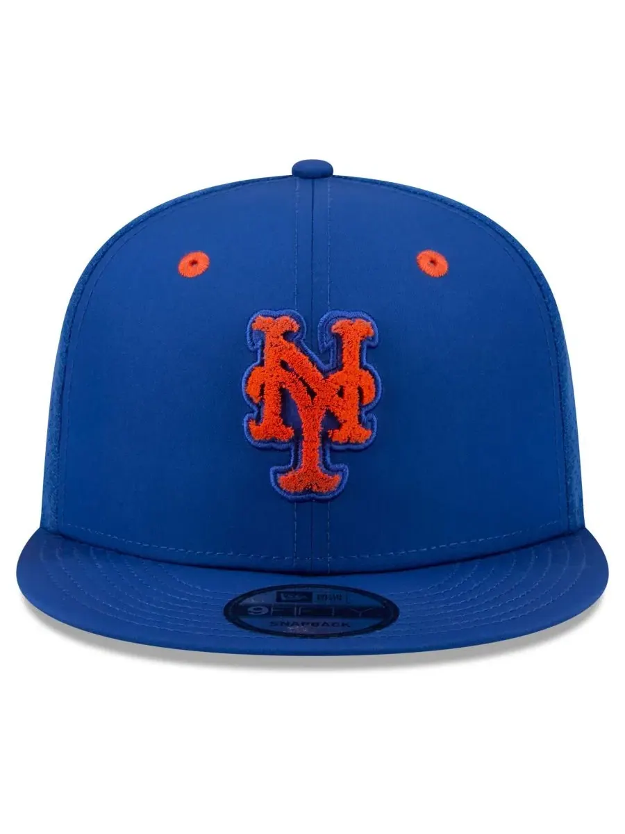Кепка-снапбек с вышивкой логотипа New York Mets New Era — изображение 2 из 5, королевский