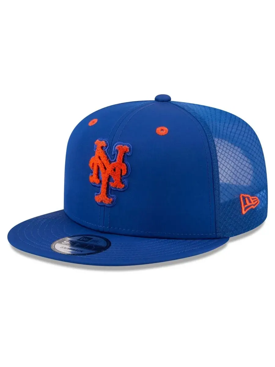 Кепка-снапбек с вышивкой логотипа New York Mets New Era — изображение 3 из 5, королевский
