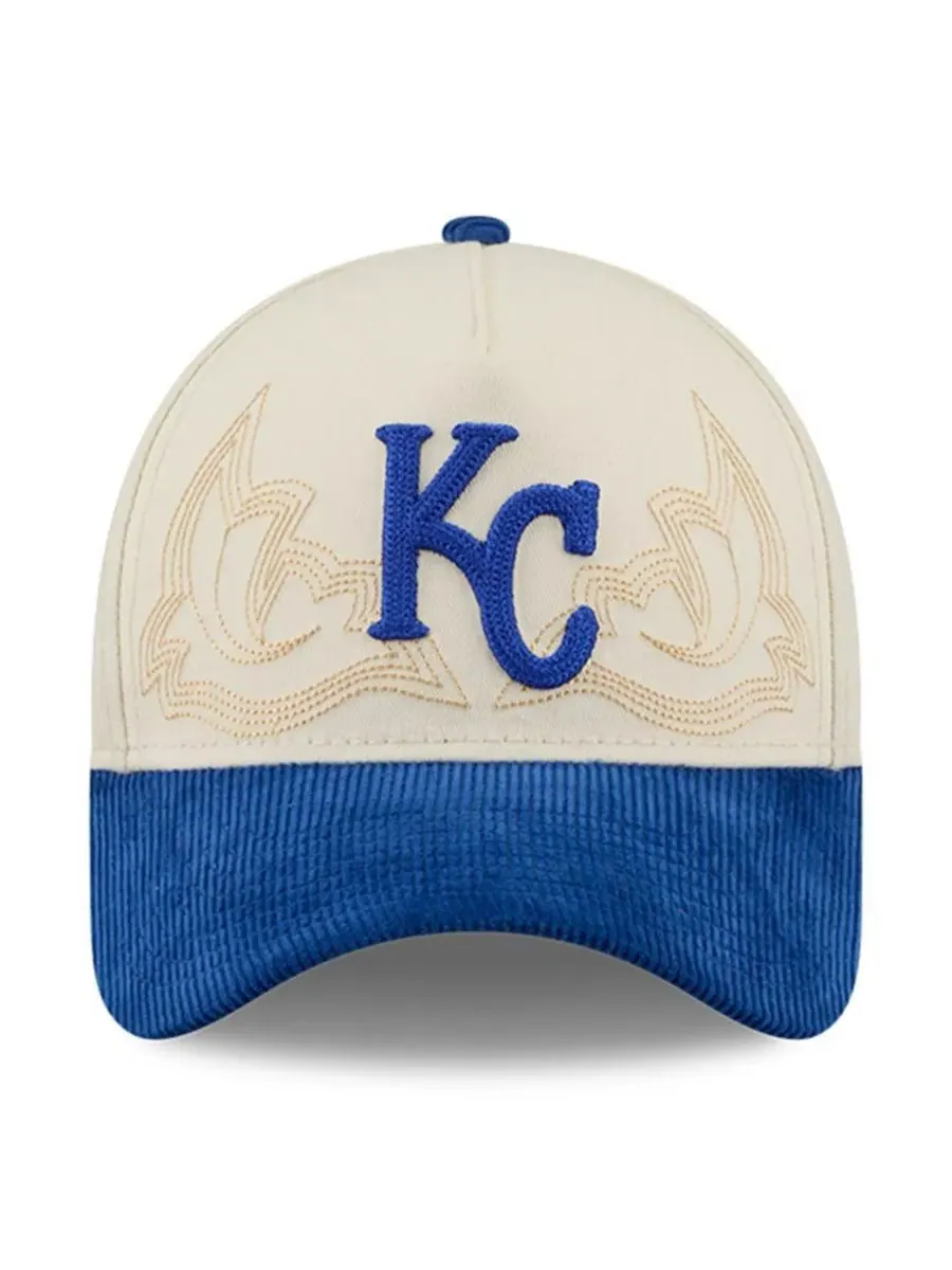 Кепка-уэстерн с вышивкой Kansas City Royals New Era — изображение 2 из 5, серый