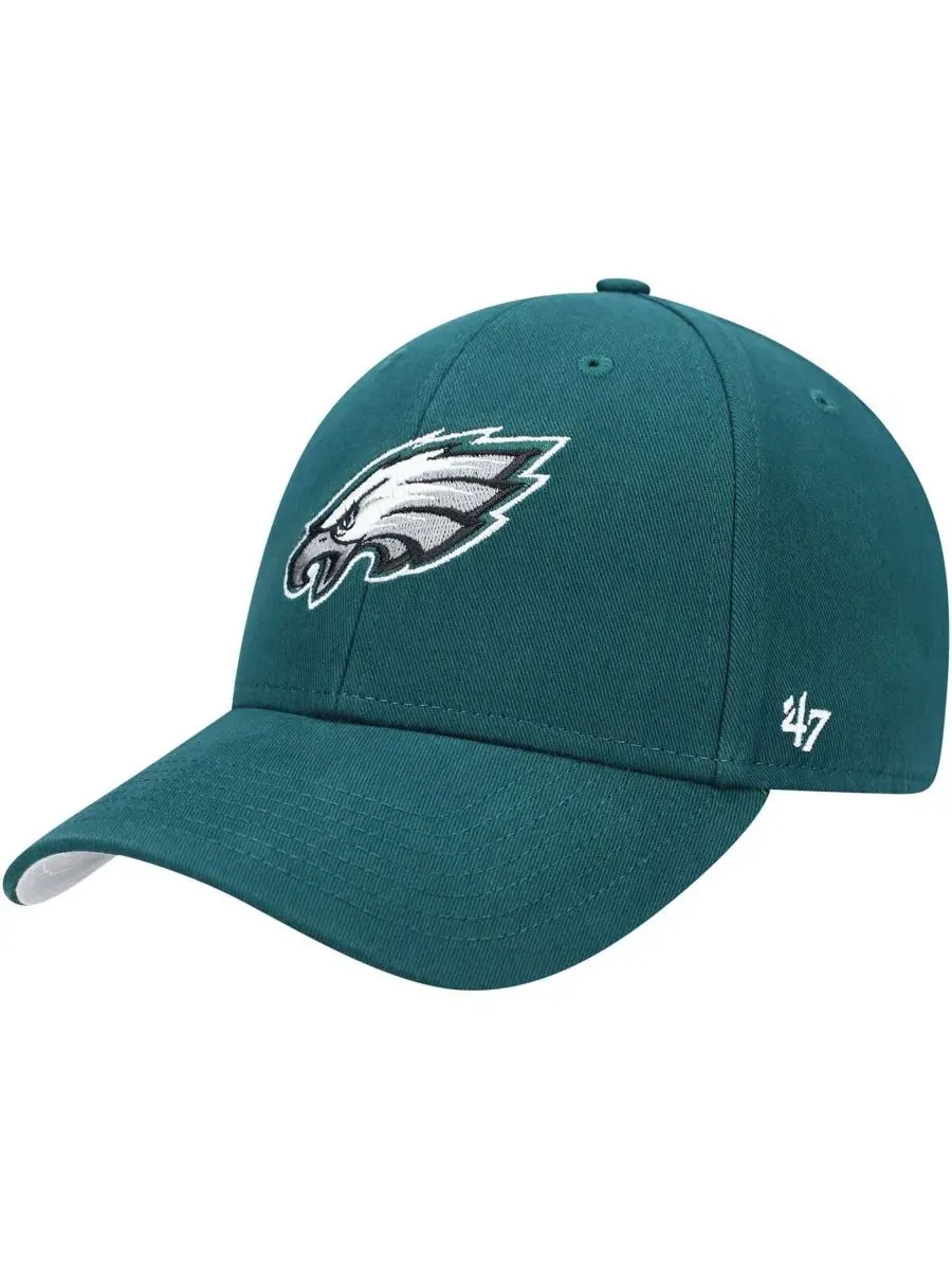 Бейсболка с изогнутым козырьком и вышивкой Philadelphia Eagles '47 Brand
