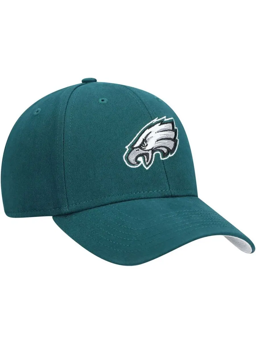 Бейсболка с изогнутым козырьком и вышивкой Philadelphia Eagles '47 Brand — изображение 3 из 4, зеленый