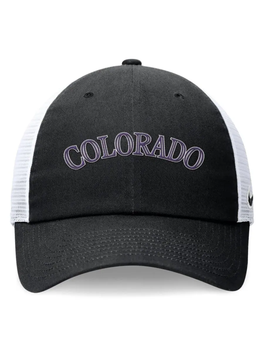 Кепка-тракер с вышивкой Colorado Rockies Nike — изображение 2 из 4, черный