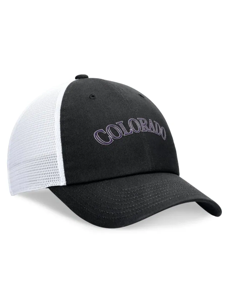 Кепка-тракер с вышивкой Colorado Rockies Nike — изображение 3 из 4, черный