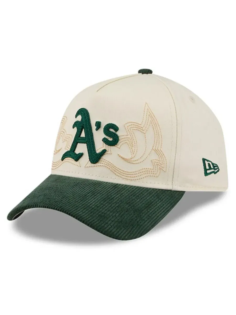 Кепка New Era с вышивкой Athletics Western Stitch
