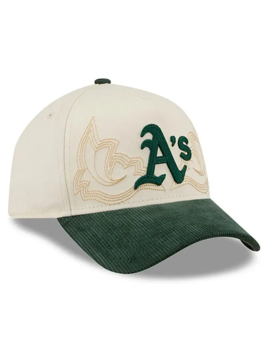 Кепка New Era с вышивкой Athletics Western Stitch — изображение 4 из 5, серый