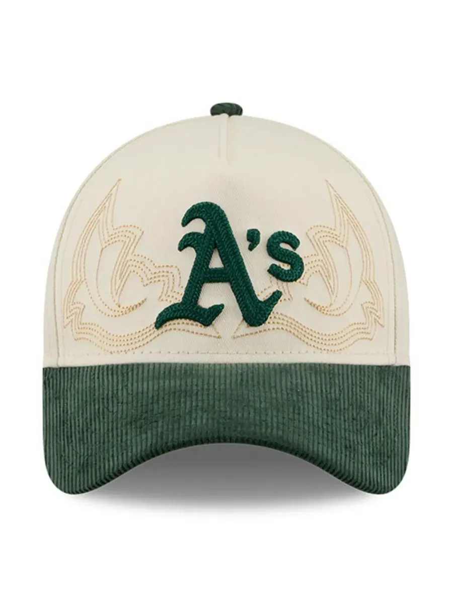 Кепка New Era с вышивкой Athletics Western Stitch — изображение 5 из 5, серый