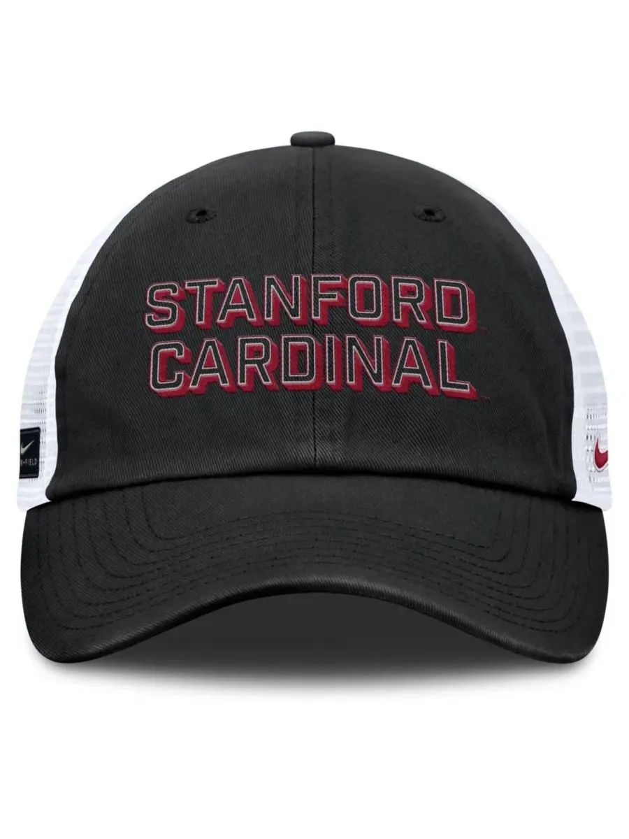 Кепка-тракер с вышивкой Stanford Cardinal Nike — изображение 2 из 4, черный белый
