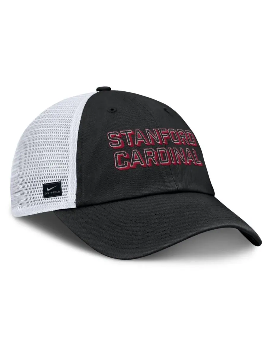 Кепка-тракер с вышивкой Stanford Cardinal Nike — изображение 3 из 4, черный белый