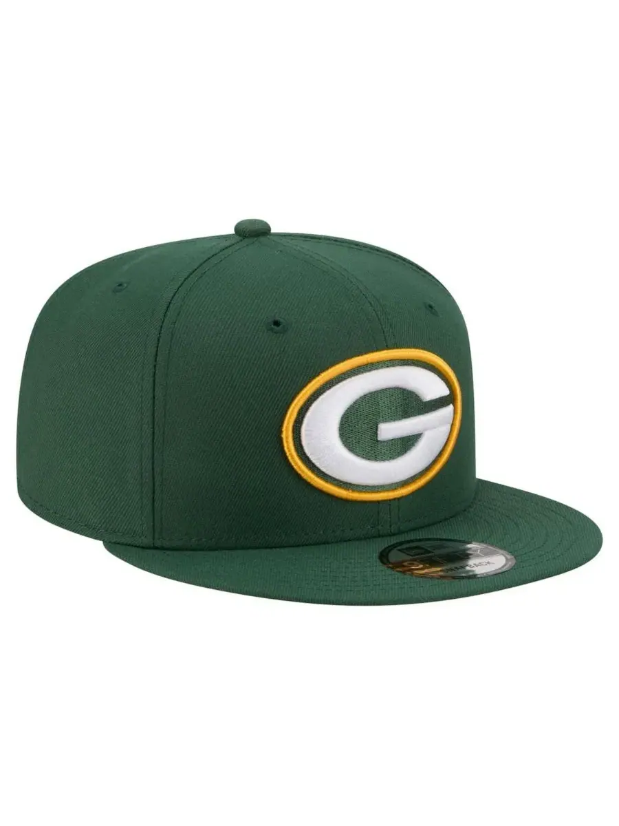 Кепка-снэпбек Green Bay Packers 9FIFTY New Era — изображение 3 из 4, зеленый