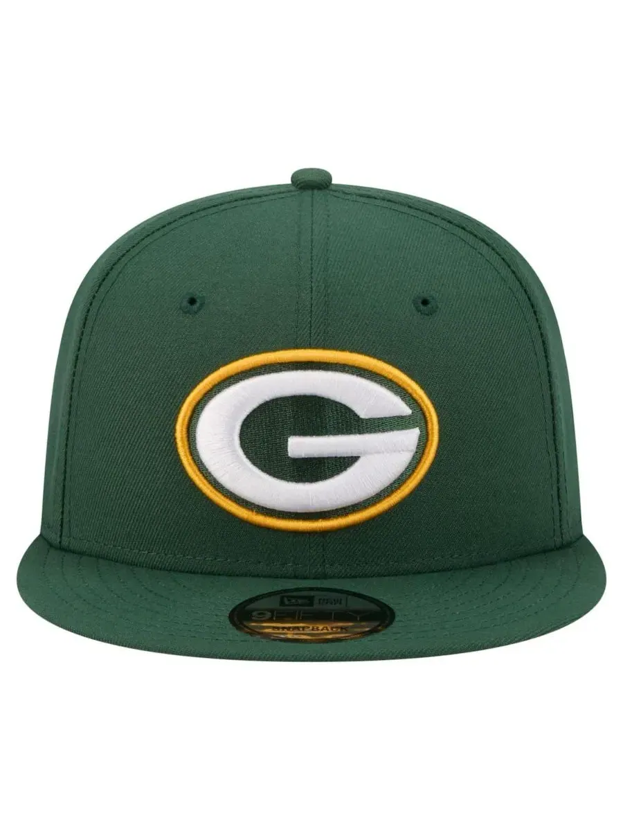 Кепка-снэпбек Green Bay Packers 9FIFTY New Era — изображение 4 из 4, зеленый