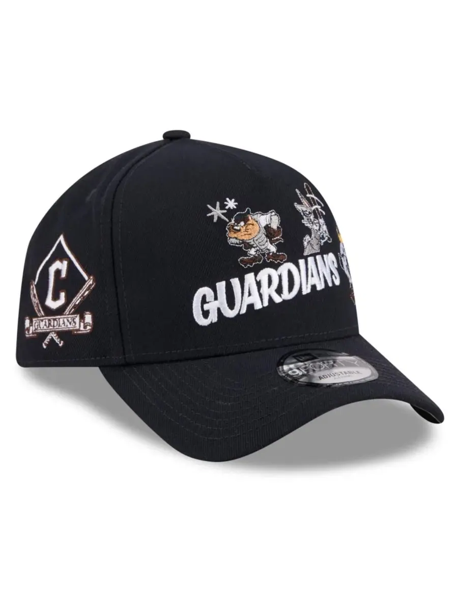 Кепка A-Frame 9FORTY с вышивкой Cleveland Guardians Looney Tunes New Era