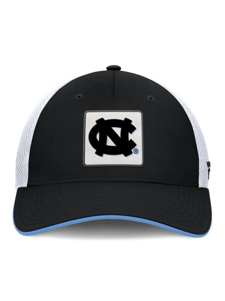 Кепка с логотипом команды North Carolina Tar Heels Fanatics — изображение 2 из 5, черный белый