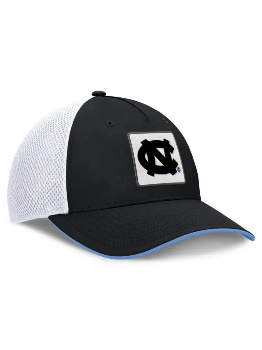 Кепка с логотипом команды North Carolina Tar Heels Fanatics — изображение 3 из 5, черный белый