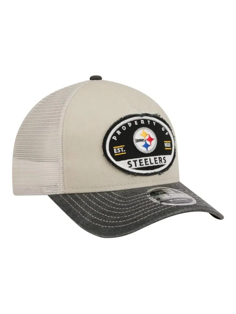 Кепка New Era с аппликацией Pittsburgh Steelers — изображение 3 из 4, натуральный черный
