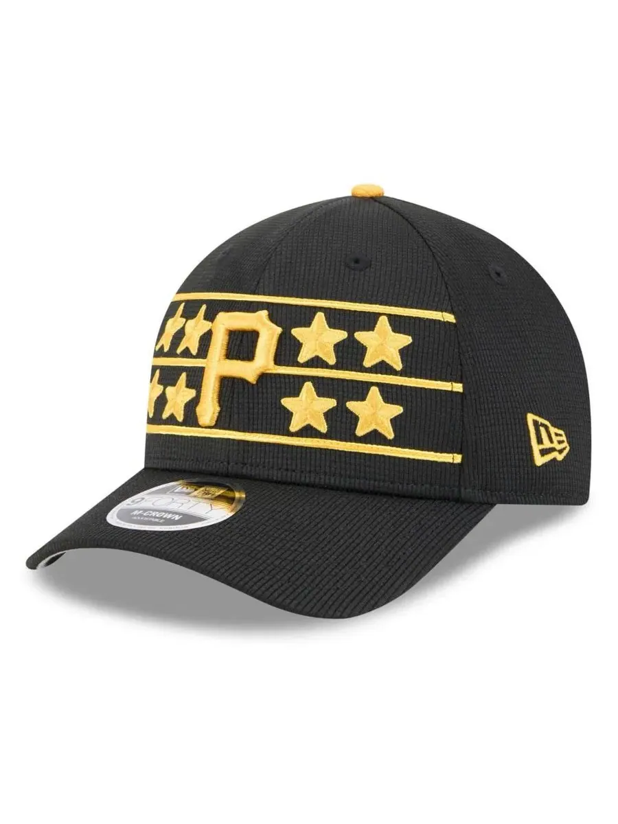 Мужская черная бейсболка Pittsburgh Pirates 2025 для тренировок по отбиванию мяча, модель 9FORTY