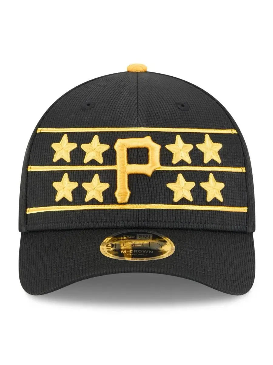 Мужская черная бейсболка Pittsburgh Pirates 2025 для тренировок по отбиванию мяча, модель 9FORTY — изображение 5 из 5, черный