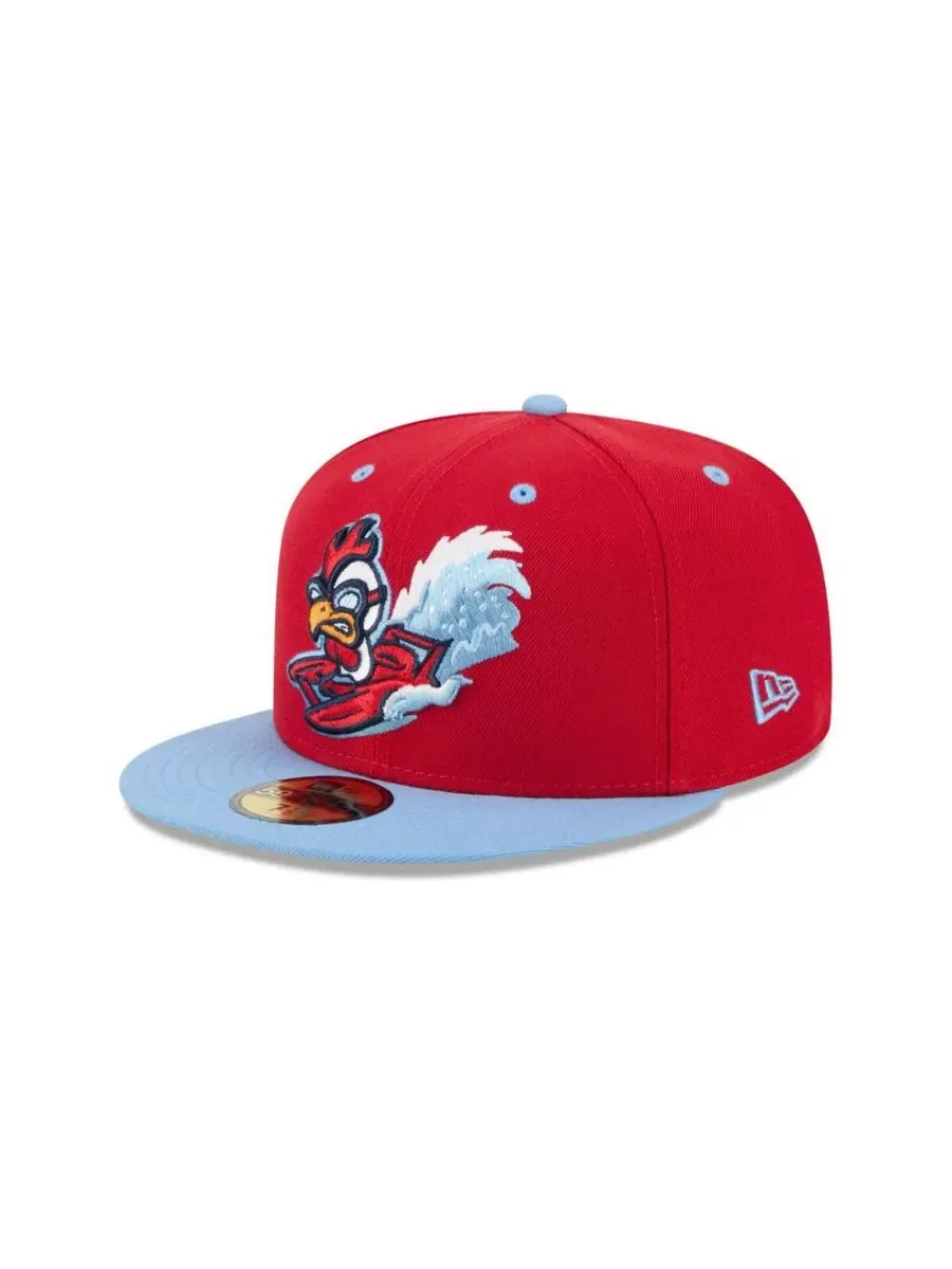 Мужская красная кепка Tri-City Dust Devils Theme Nights 59FIFTY New Era