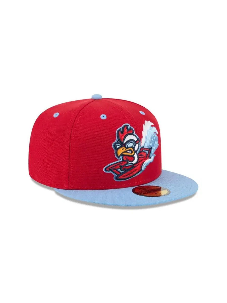 Мужская красная кепка Tri-City Dust Devils Theme Nights 59FIFTY New Era — изображение 3 из 4, красный