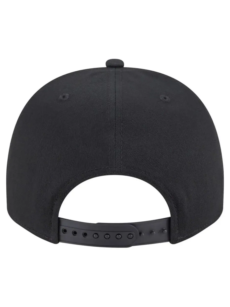 New Era Мужская черная бейсболка New York Yankees Chainstitch 9FIFTY A-Frame Snapback — изображение 2 из 5, черный