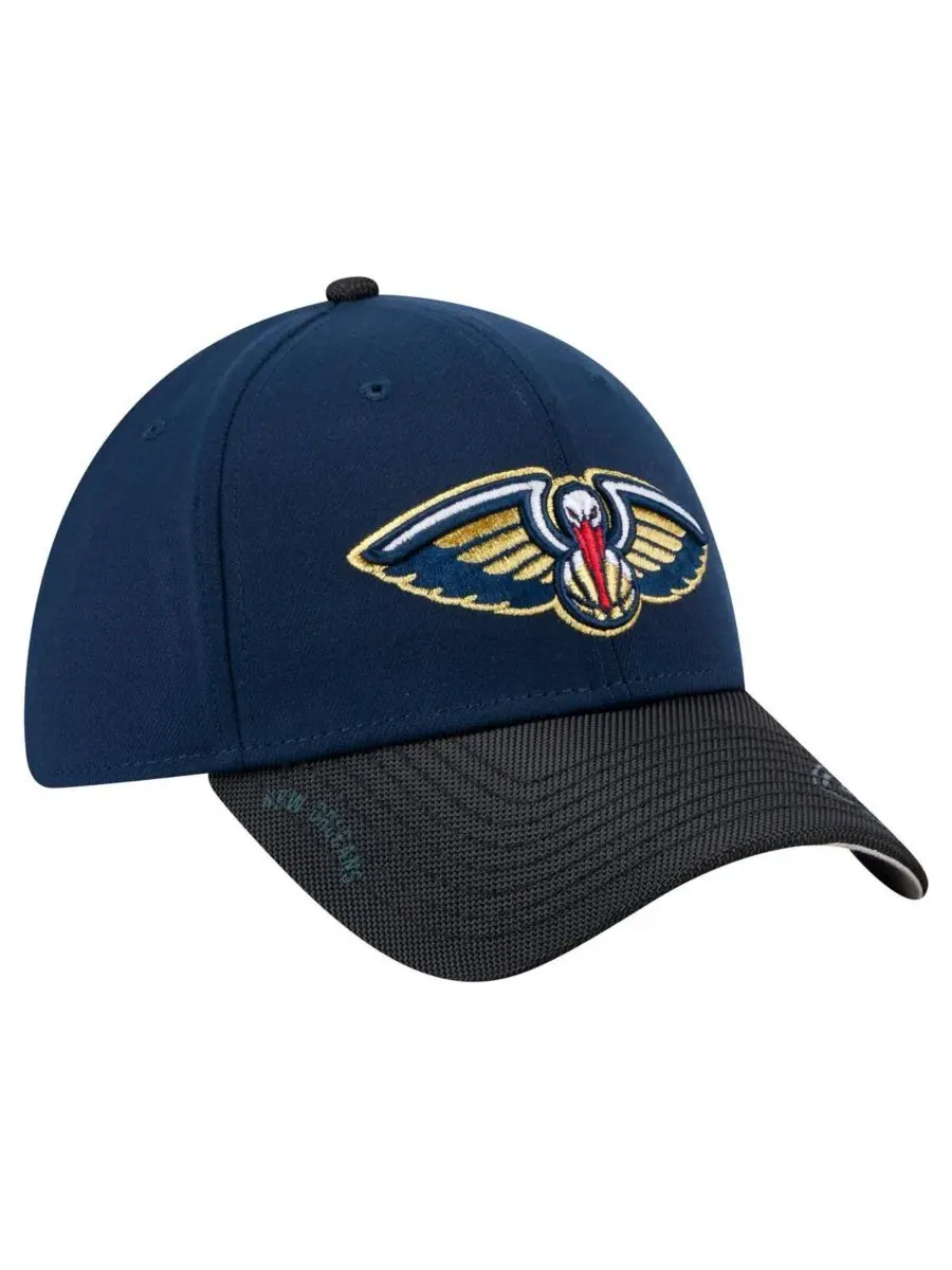 New Era Мужская темно-синяя кепка New Orleans Pelicans Sport Night 39THIRTY Flex — изображение 4 из 5, темно-синий