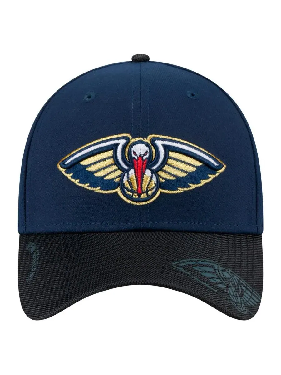 New Era Мужская темно-синяя кепка New Orleans Pelicans Sport Night 39THIRTY Flex — изображение 5 из 5, темно-синий
