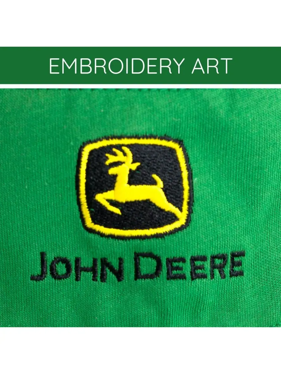 Детская панама от солнца John Deere — изображение 6 из 8, зеленый/белый