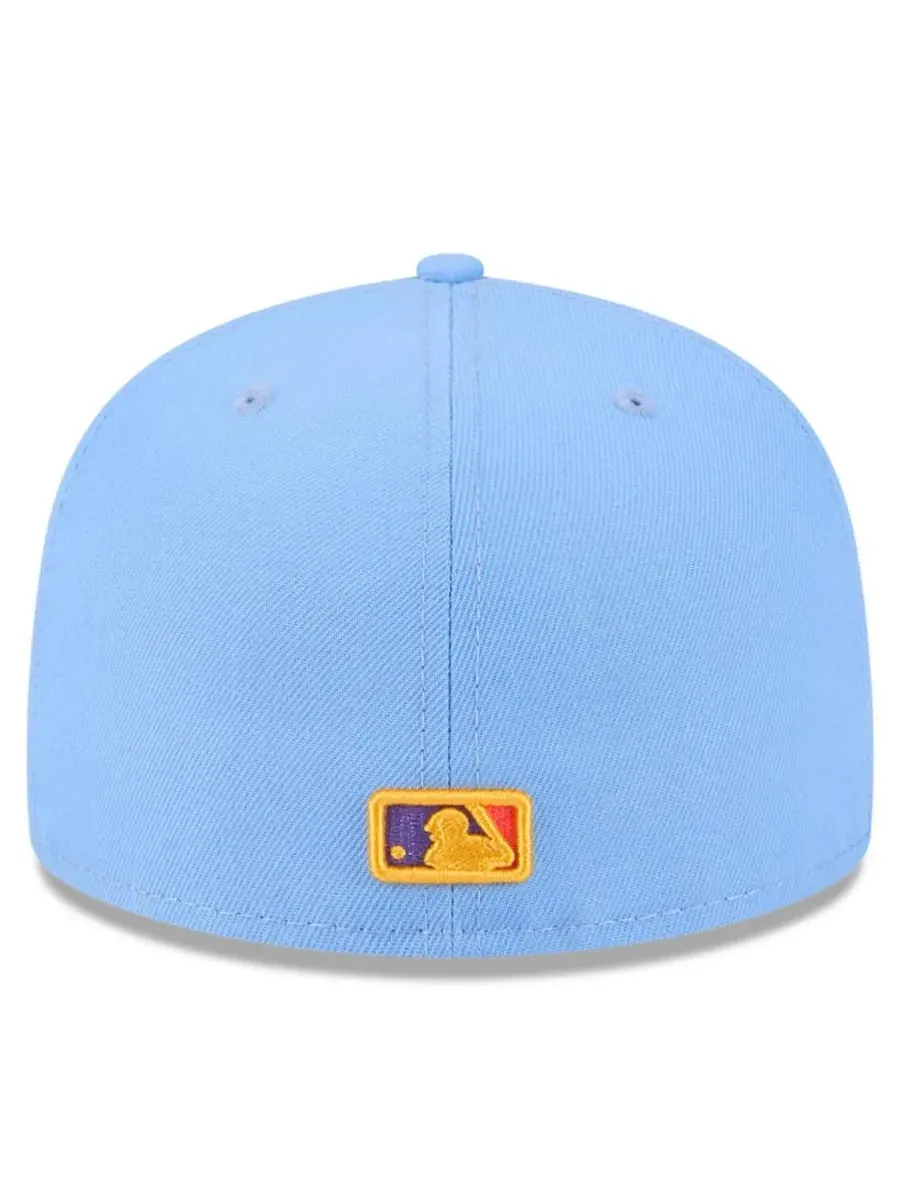 New Era Мужская светло-голубая кепка Colorado Rockies 2025 City Connect 59FIFTY — изображение 4 из 5, светлый синий