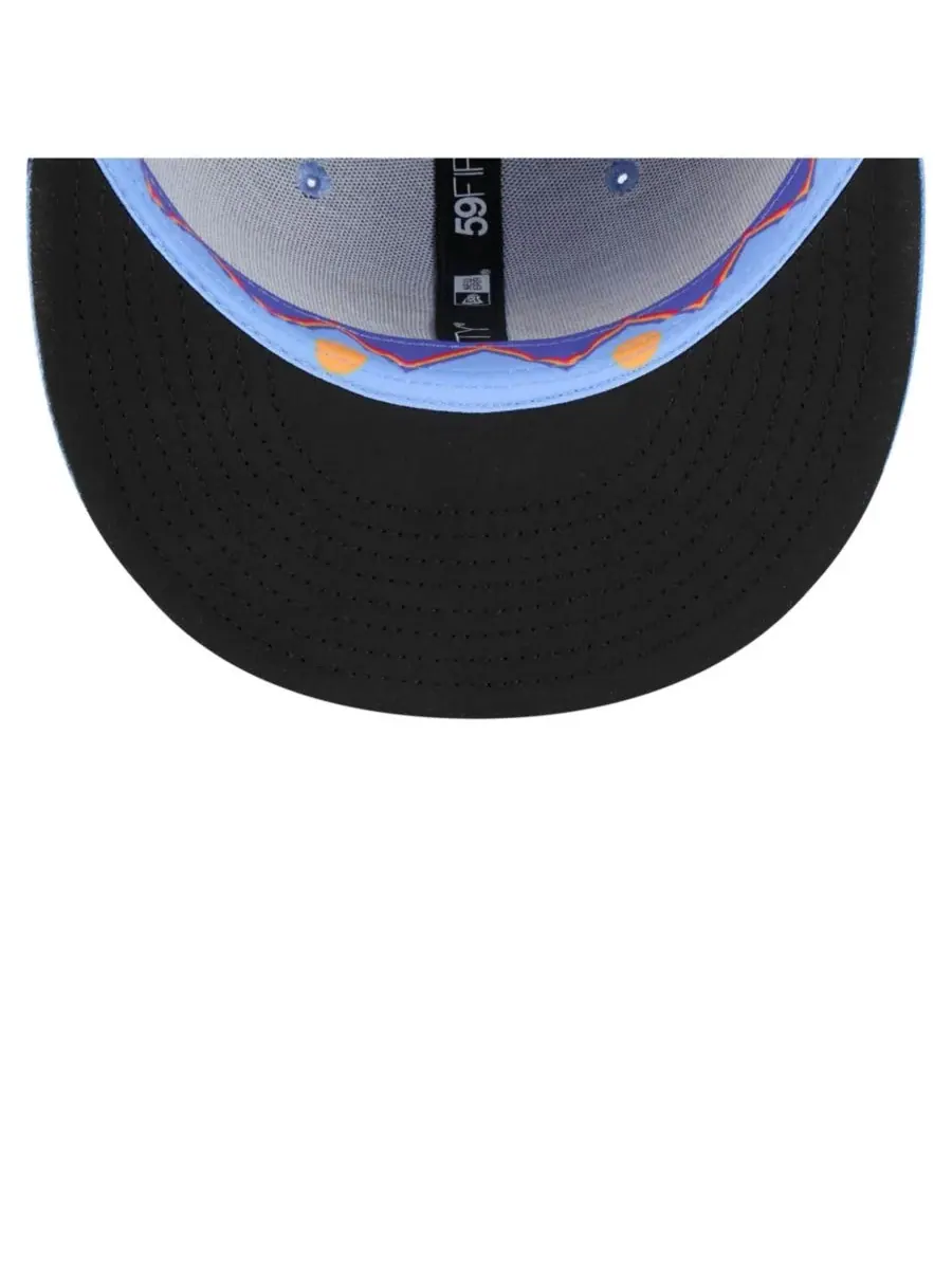 New Era Мужская светло-голубая кепка Colorado Rockies 2025 City Connect 59FIFTY — изображение 5 из 5, светлый синий